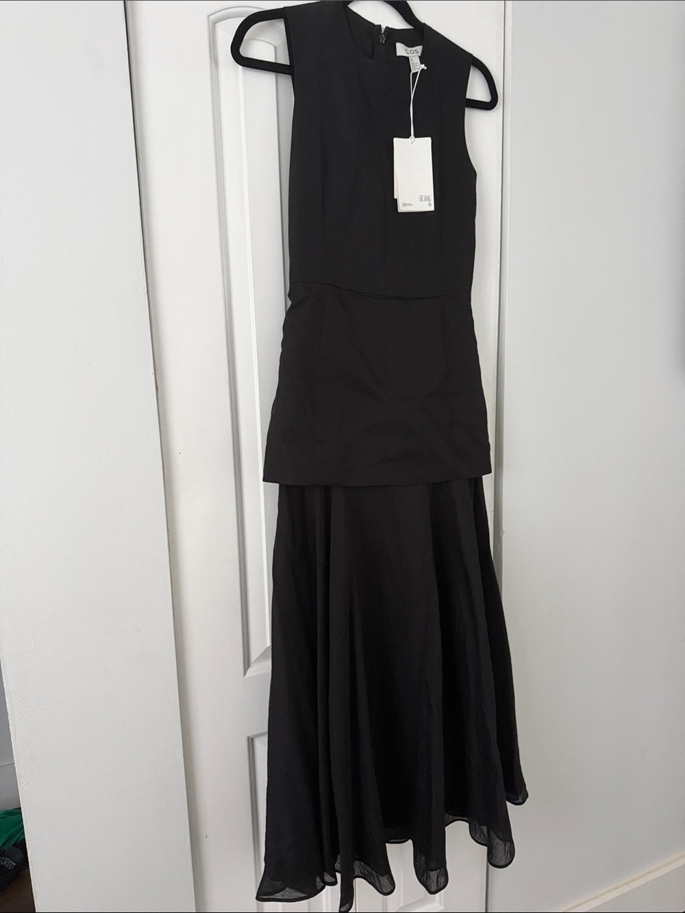COS Black Sleeveless Maxi Dress - Picture 3 of 5